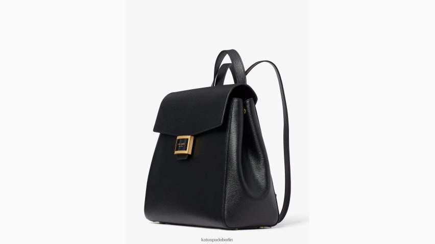 de Kate Spade Frauen Katy Rucksack mit mittlerer Klappe Schwarz NB82J2292 Zubehör