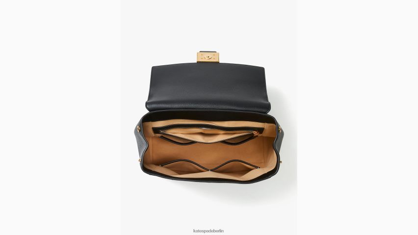 de Kate Spade Frauen Katy Rucksack mit mittlerer Klappe Schwarz NB82J2292 Zubehör