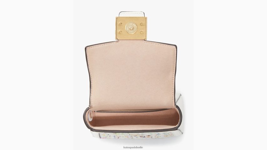 de Kate Spade Frauen Katy Tweed Micro Umhängetasche creme multi NB82J250 Zubehör