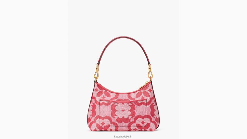 de Kate Spade Frauen Kleine Reece-Umhängetasche mit Blumenmonogramm Himbeermarmelade multi NB82J245 Zubehör