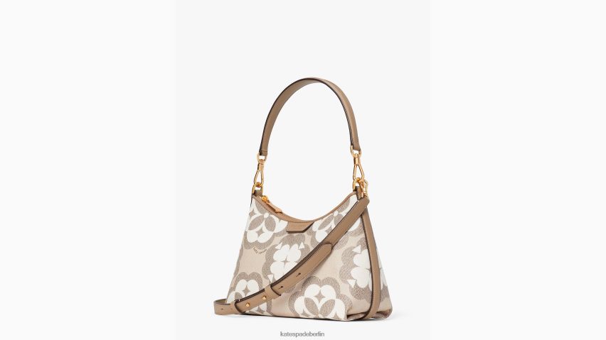 de Kate Spade Frauen Kleine Reece-Umhängetasche mit Blumenmonogramm natürliches Multi NB82J244 Zubehör