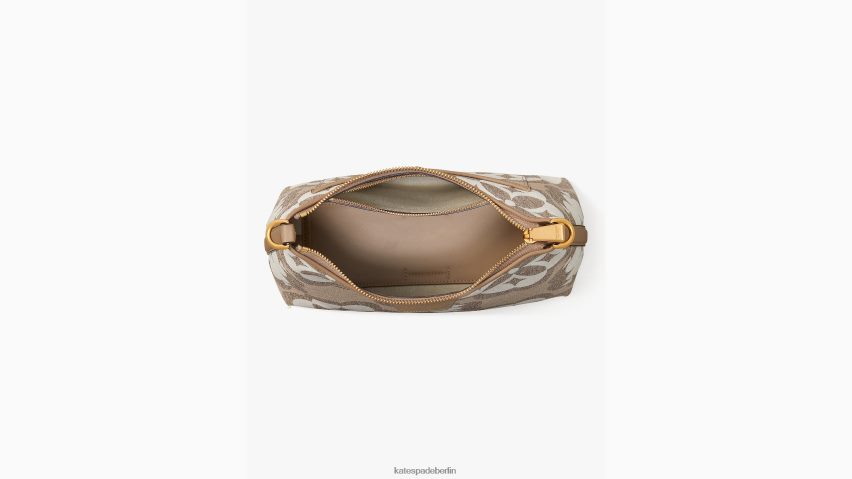 de Kate Spade Frauen Kleine Reece-Umhängetasche mit Blumenmonogramm natürliches Multi NB82J244 Zubehör