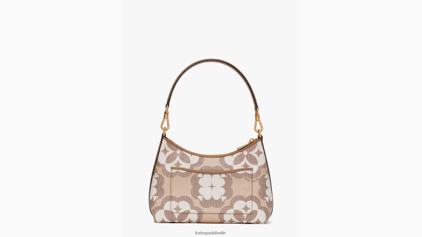 de Kate Spade Frauen Kleine Reece-Umhängetasche mit Blumenmonogramm natürliches Multi NB82J244 Zubehör