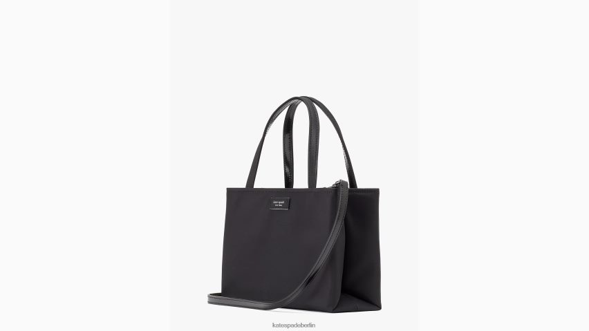 de Kate Spade Frauen Kleine Tragetasche aus Nylon-Nylon von Sam Icon Schwarz NB82J2281 Zubehör