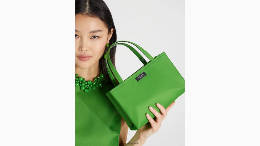 de Kate Spade Frauen Kleine Tragetasche aus Nylon-Nylon von Sam Icon ks grün NB82J2280 Zubehör