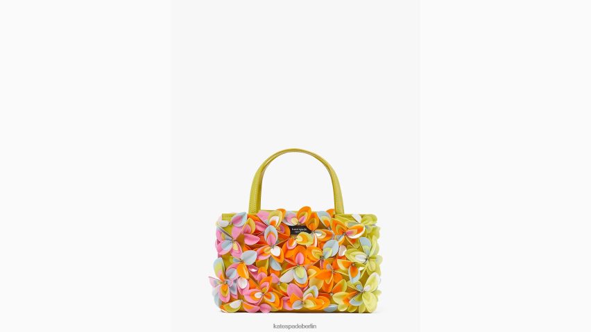 de Kate Spade Frauen Kleine Tragetasche mit Sam-Icon-Bouquet-Verzierung Bartlett-Birnen-Multi NB82J2262 Zubehör