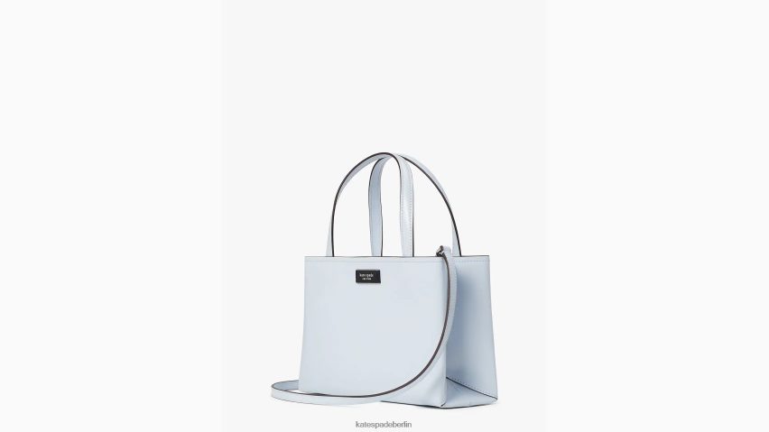 de Kate Spade Frauen Kleine Tragetasche „Sam Icon“ aus Leder Aquarell blau NB82J2218 Zubehör