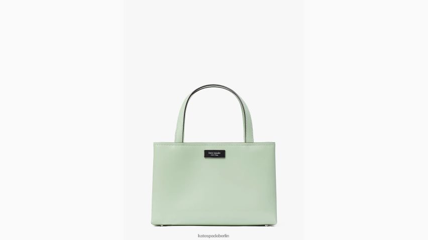 de Kate Spade Frauen Kleine Tragetasche „Sam Icon“ aus Leder Pistaziencreme NB82J2217 Zubehör