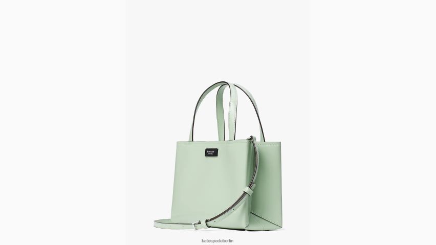 de Kate Spade Frauen Kleine Tragetasche „Sam Icon“ aus Leder Pistaziencreme NB82J2217 Zubehör