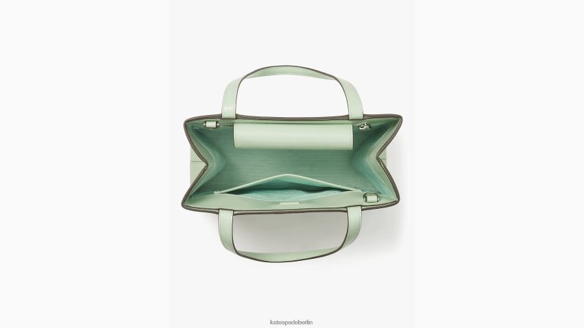 de Kate Spade Frauen Kleine Tragetasche „Sam Icon“ aus Leder Pistaziencreme NB82J2217 Zubehör