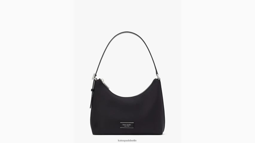 de Kate Spade Frauen Kleine Umhängetasche aus Ksnyl-Nylon von Sam Icon Schwarz NB82J2226 Zubehör