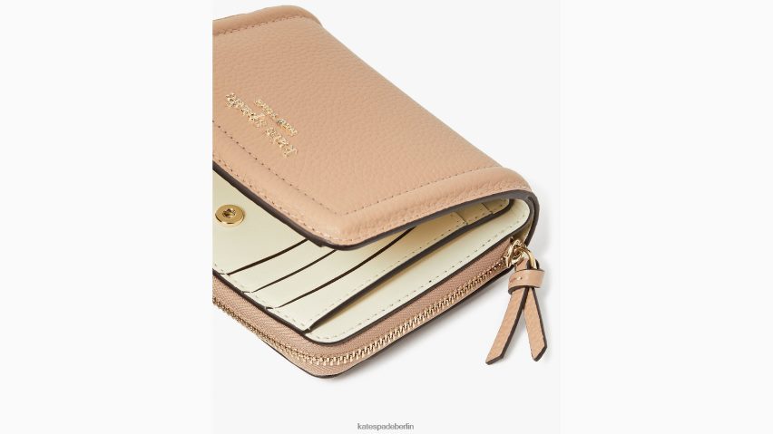 de Kate Spade Frauen Kleine kompakte Geldbörse von Knott Kraftpapier NB82J2353 Zubehör