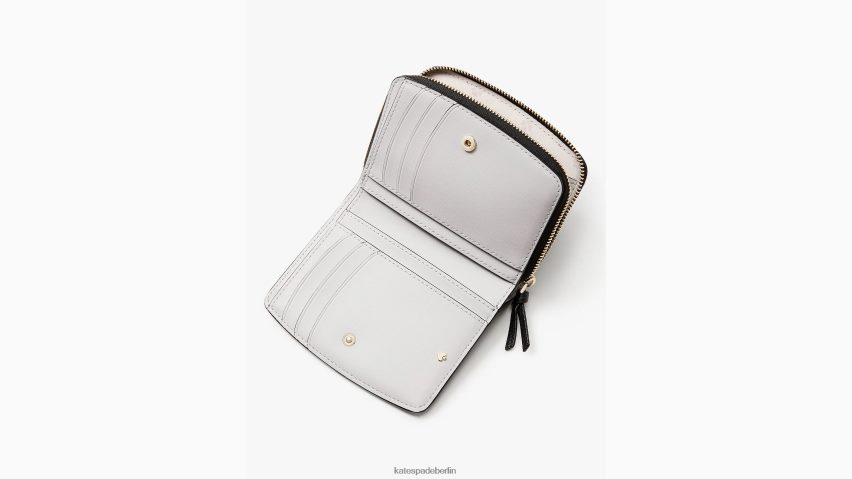 de Kate Spade Frauen Kleine kompakte Geldbörse von Knott Schwarz NB82J2350 Zubehör