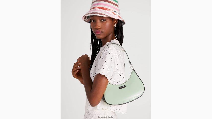 de Kate Spade Frauen Kleine umwandelbare Umhängetasche „Sam Icon“ Pistaziencreme NB82J2163 Zubehör