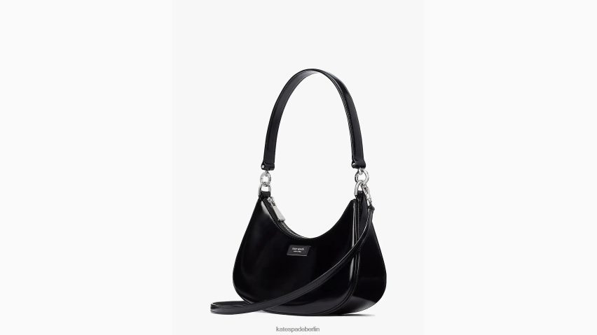 de Kate Spade Frauen Kleine umwandelbare Umhängetasche „Sam Icon“ Schwarz NB82J2165 Zubehör