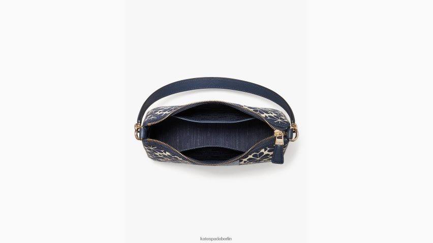 de Kate Spade Frauen Kleine wandelbare Umhängetasche von Sam mit Blumen-Jacquard-Streifen blau mehrfarbig NB82J2270 Zubehör