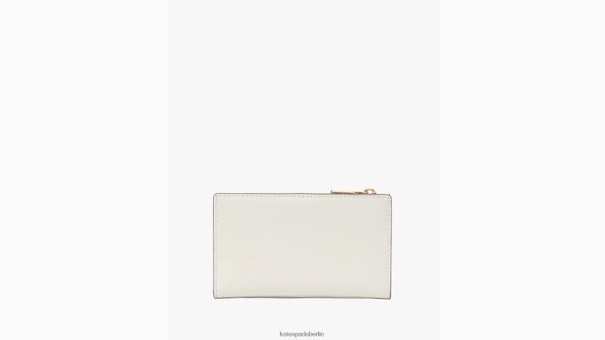 de Kate Spade Frauen Kleines schlankes Bifold-Portemonnaie mit Zitronentropfen-Applikation Halo weiß multi NB82J2382 Zubehör