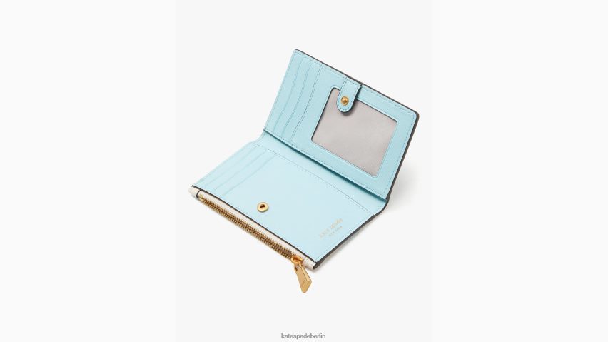 de Kate Spade Frauen Kleines schlankes Portemonnaie mit Muschelprägung von Morgan creme multi NB82J2345 Zubehör