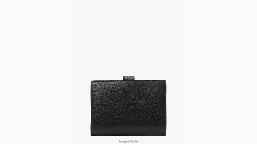 de Kate Spade Frauen Kleines zweifach gefaltetes Portemonnaie von Hudson Schwarz NB82J2354 Zubehör