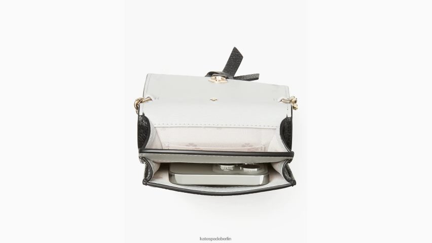 de Kate Spade Frauen Knott North South Handy-Umhängetasche Schwarz NB82J2104 Zubehör