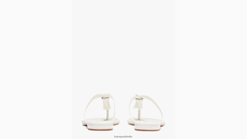 de Kate Spade Frauen Knott Slide-Sandalen Pergament NB82J2569 Schuhwerk