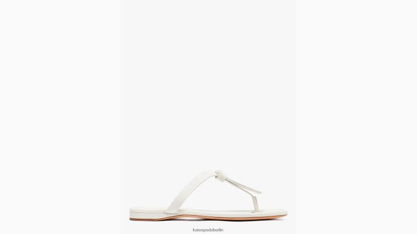 de Kate Spade Frauen Knott Slide-Sandalen Pergament NB82J2569 Schuhwerk