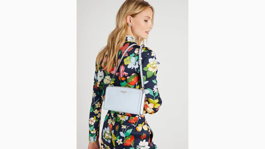 de Kate Spade Frauen Knott kleine Umhängetasche Aquarell blau NB82J282 Zubehör