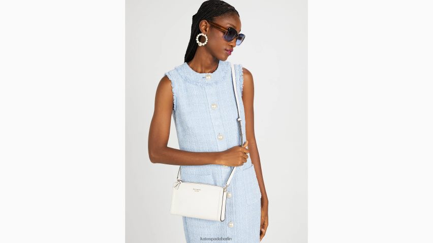 de Kate Spade Frauen Knott kleine Umhängetasche Creme NB82J283 Zubehör