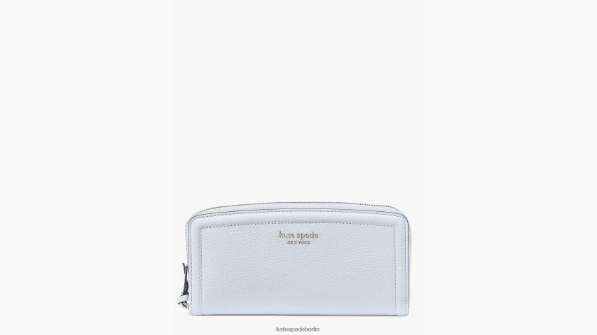 de Kate Spade Frauen Knott schmales kontinentales Portemonnaie Aquarell blau NB82J2423 Zubehör