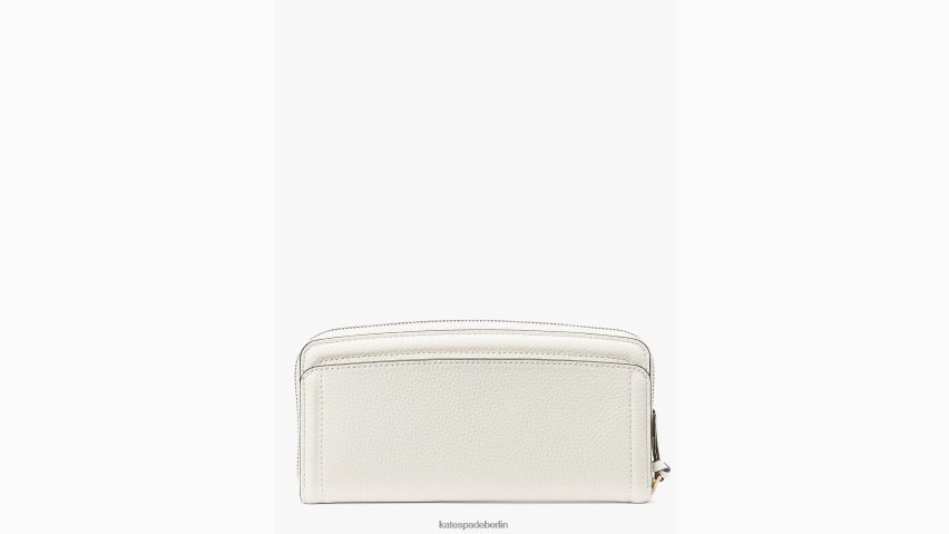 de Kate Spade Frauen Knott schmales kontinentales Portemonnaie Creme NB82J2424 Zubehör