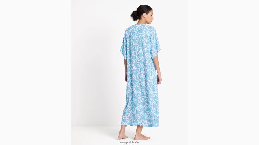 de Kate Spade Frauen Korallenmeerkaftan Korallenmeerblau NB82J2815 Bekleidung