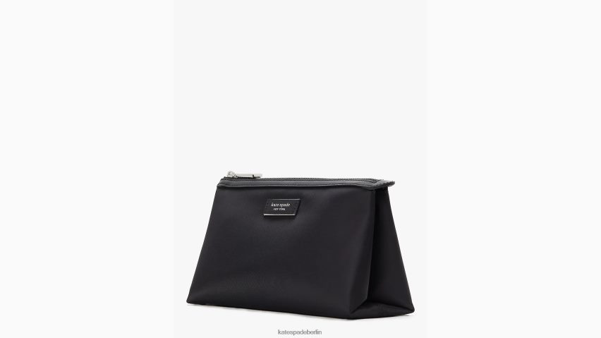 de Kate Spade Frauen Kosmetiketui aus Ksnyl-Nylon von Sam Icon Schwarz NB82J21358 Zubehör