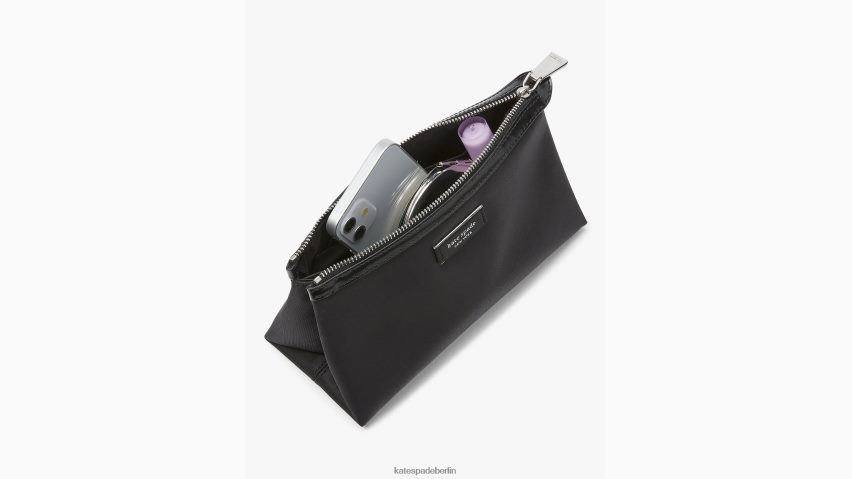 de Kate Spade Frauen Kosmetiketui aus Ksnyl-Nylon von Sam Icon ks grün NB82J21359 Zubehör