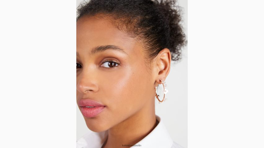 de Kate Spade Frauen Kostbare Stiefmütterchen-Streureifen weiß-multi NB82J21166 Zubehör