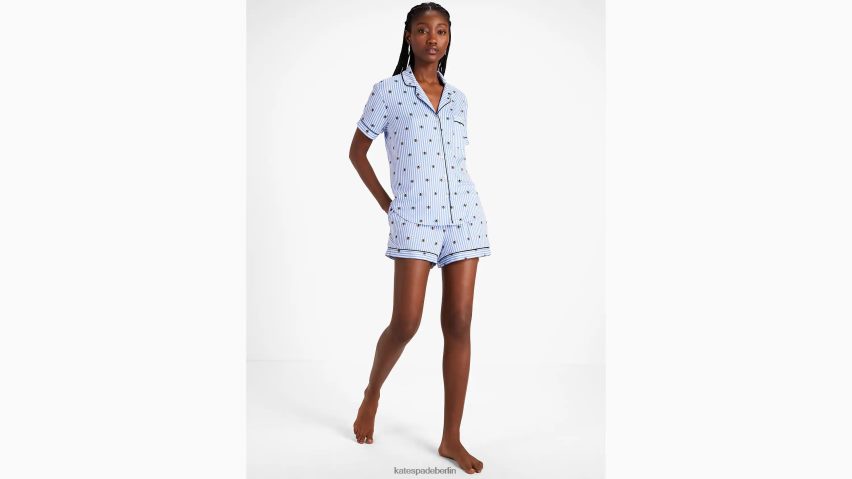 de Kate Spade Frauen Kurzes Pyjama-Set beschäftigte Biene NB82J2822 Bekleidung
