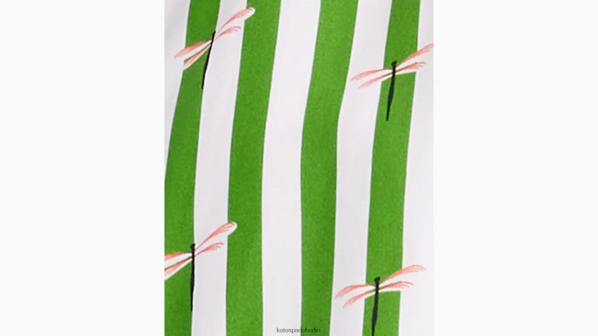 de Kate Spade Frauen Langes Pyjama-Set Libellenstreifen NB82J2811 Bekleidung