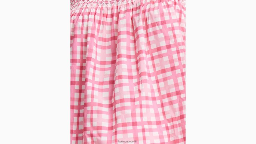 de Kate Spade Frauen Langes Pyjama-Set malerisch kariert NB82J2818 Bekleidung