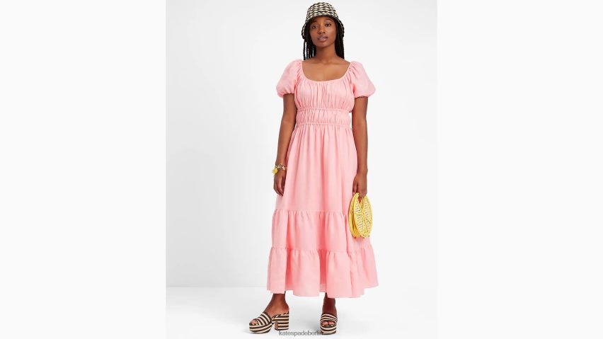 de Kate Spade Frauen Leinen-Riviera-Kleid Seestern NB82J2721 Bekleidung