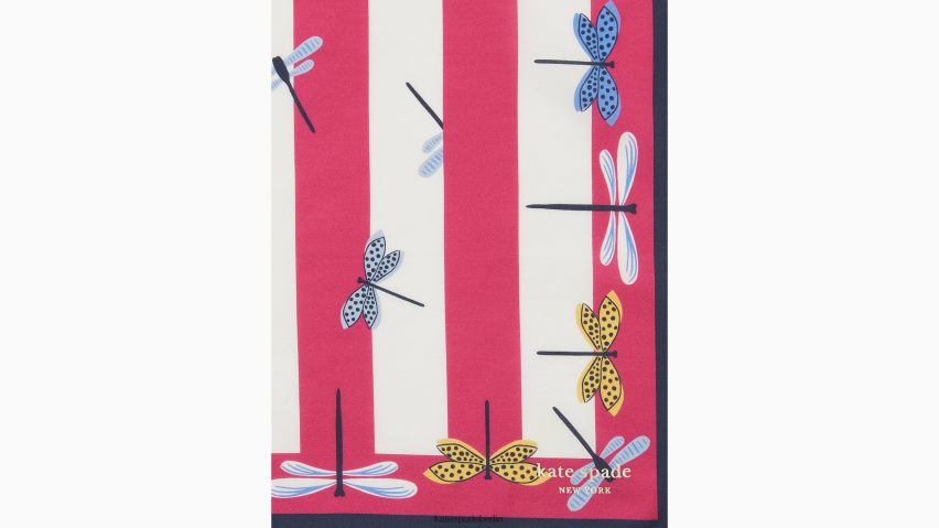de Kate Spade Frauen Libellen-Bandana Rosa Pflaume NB82J21364 Zubehör
