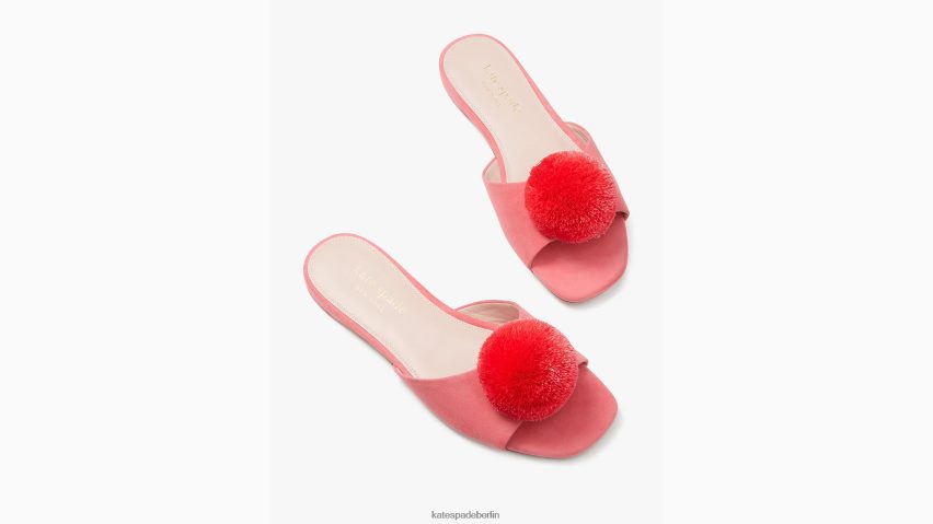 de Kate Spade Frauen Liebesbommelrutsche rosa Pfefferkorn NB82J2566 Schuhwerk