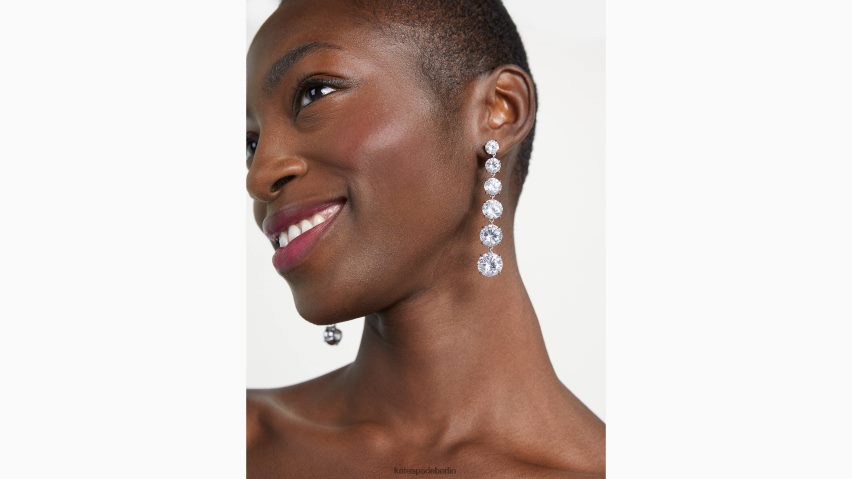 de Kate Spade Frauen Lineare Ohrringe im Candy-Shop klar/silber NB82J21229 Zubehör