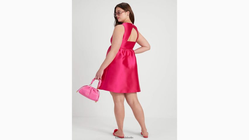 de Kate Spade Frauen Lucille-Minikleid mit offenem Rücken Rosa Pflaume NB82J2744 Bekleidung