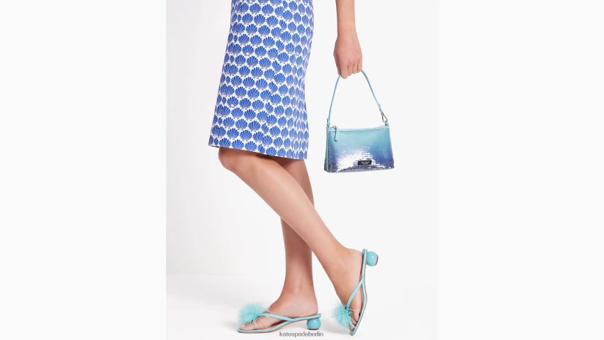 de Kate Spade Frauen Lulu Ombre Pailletten East West Pochette perfektes Pool-Multi NB82J27 Zubehör