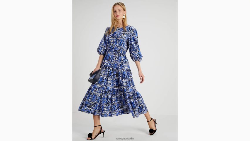 de Kate Spade Frauen Malerisches Spaziergang-Rasenkleid Blazer blau NB82J2759 Bekleidung