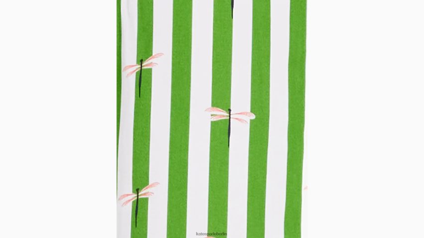 de Kate Spade Frauen Maxi-Hemdkleid mit Libellenstreifen Libellenstreifen NB82J2810 Bekleidung