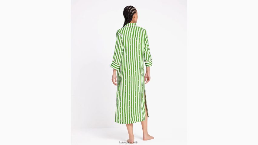de Kate Spade Frauen Maxi-Hemdkleid mit Libellenstreifen Libellenstreifen NB82J2810 Bekleidung