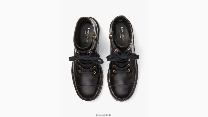 de Kate Spade Frauen Merritt Lug-Booties Schwarz NB82J2609 Schuhwerk