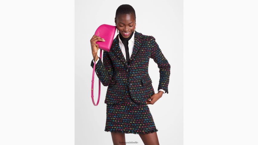 de Kate Spade Frauen Metallic-Tweedrock schwarz-multi NB82J2927 Bekleidung