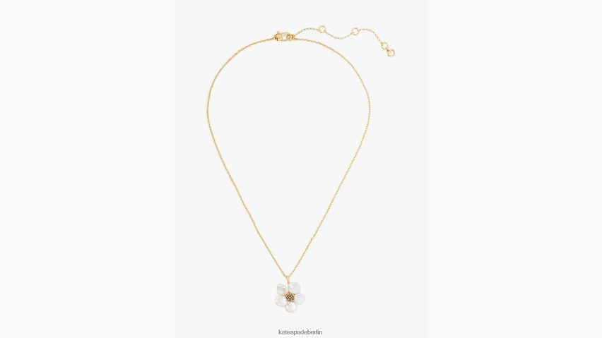 de Kate Spade Frauen Mini-Anhänger „Blumenrausch“ creme/gold NB82J21165 Zubehör