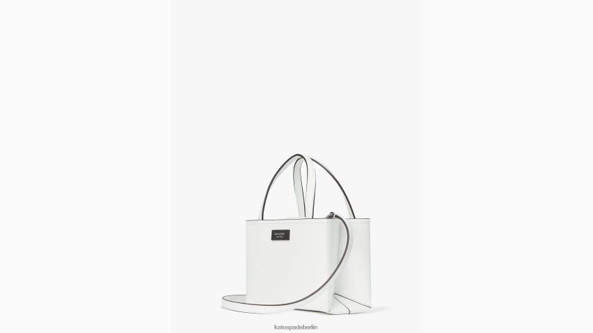 de Kate Spade Frauen Mini-Tasche „Sam Icon“ aus Leder echtes Weiß NB82J2199 Zubehör